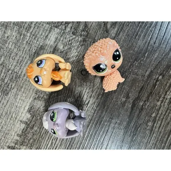 Lot Of Littlest Pet Shop (11) Bunnies Rabbits Glitter Hedgehog Sparkle Baby - Picture 8 of 16